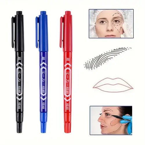 Tattoo Skin Scribe Pen Marker Dual Tip