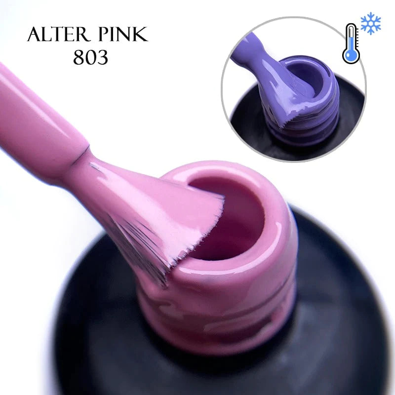 Gel Polish 803 GLOSS (Termo Alter Pink), 11 ml