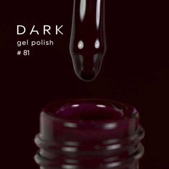 Dark 81 Gel polish (new collection), 10 ml