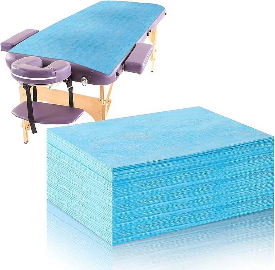 Beauty Sheet Cover, Disposable Bed Sheet,10 Pcs 180*80cm Non-Woven Disposable Waterproof Bed Sheet Massage Beauty Cover