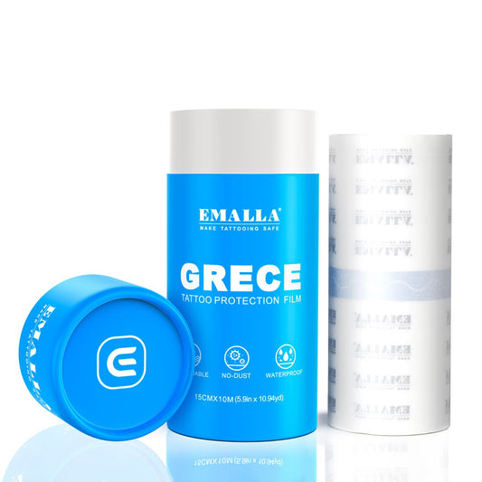 EMALLA grece  0.02mm matte tattoo protection film roll(15cmX10m)