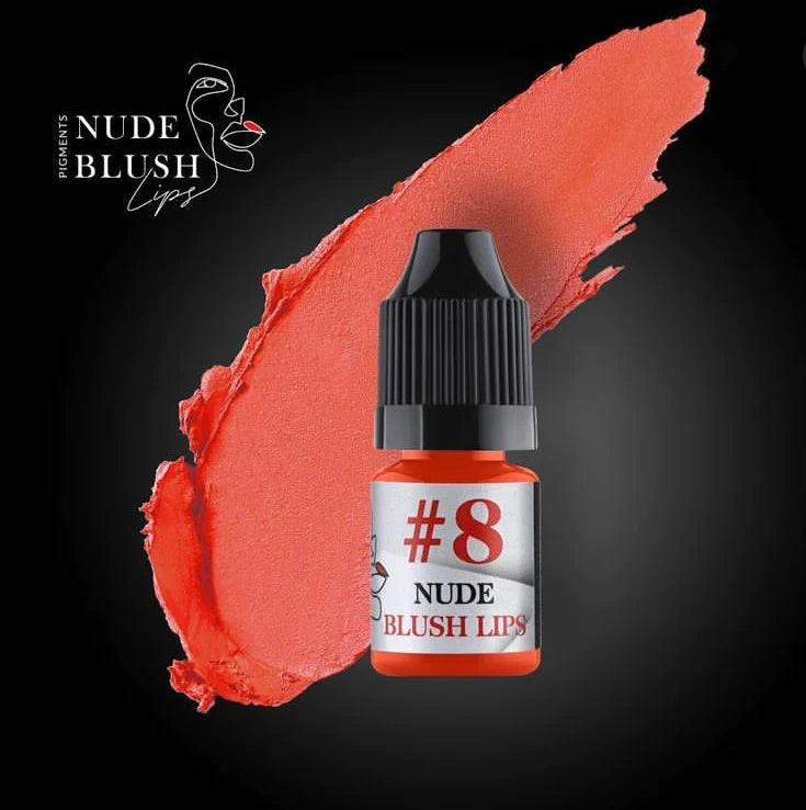 Nude Blush Lips pigment Mix 8 for permanent makeup, 5ml