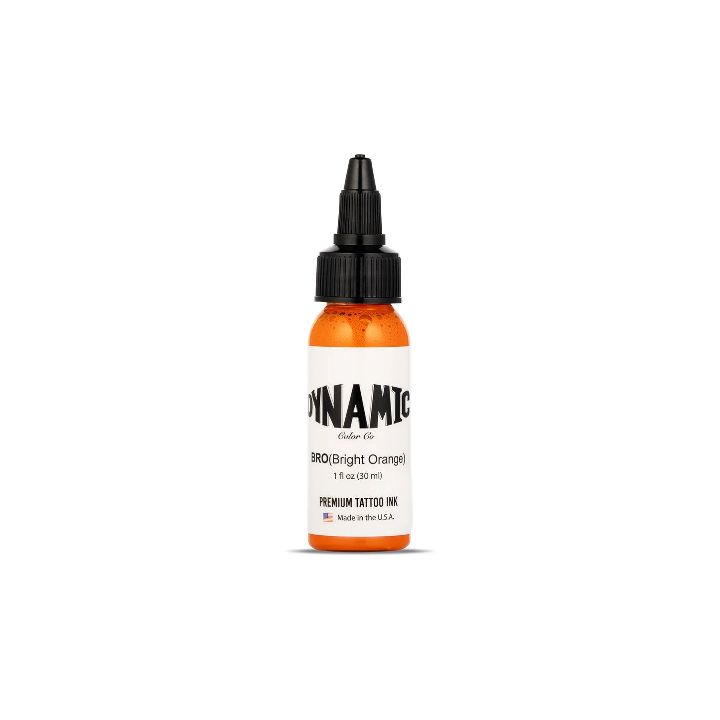 Dynamic Bright Orange Tattoo Ink