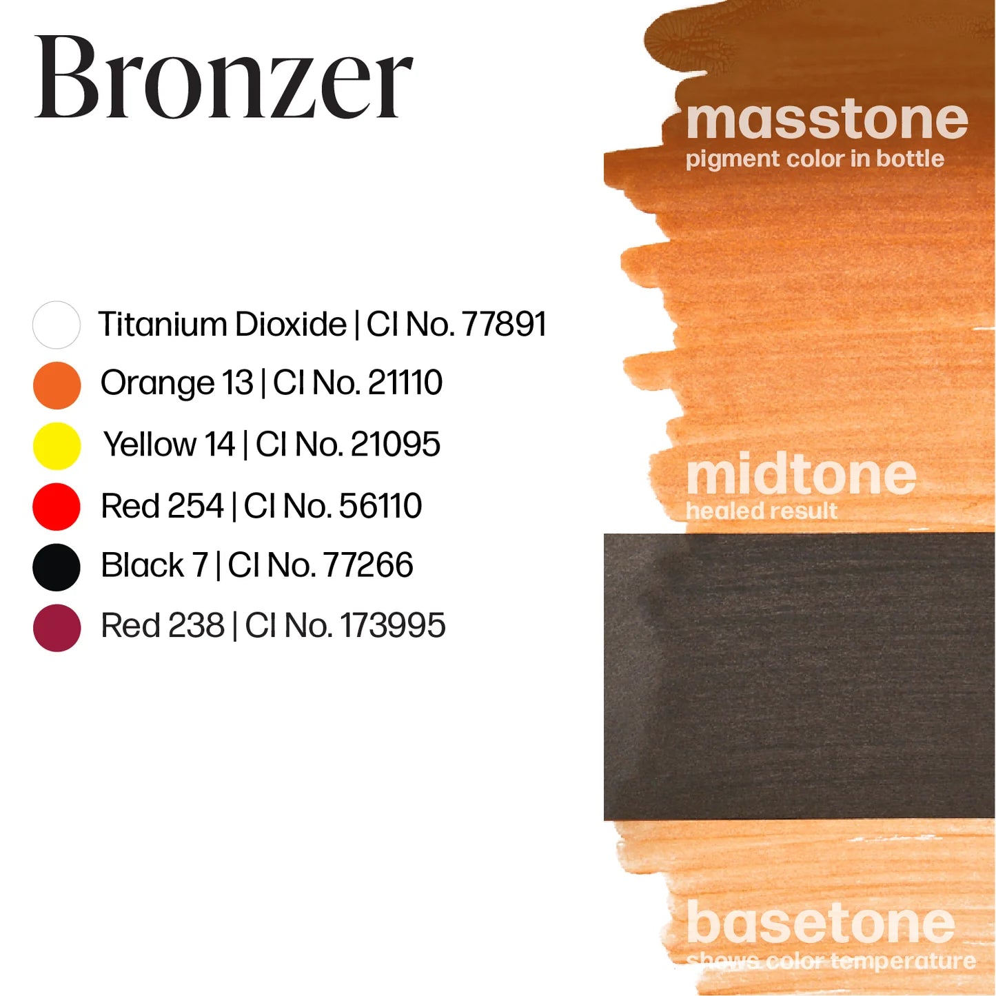 BRONZER - Perma Blend Pigment - 1/2oz Bottle