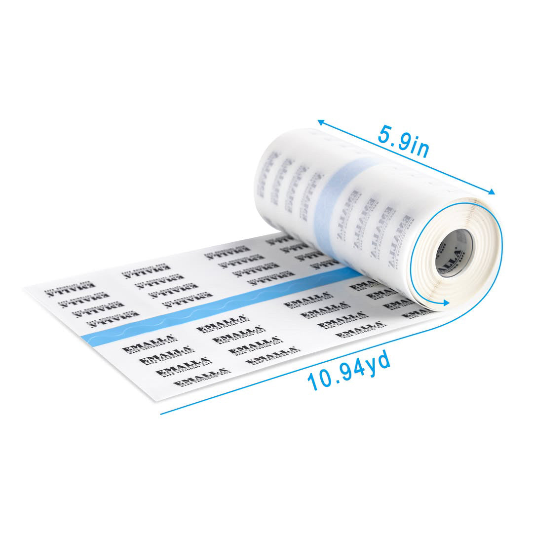 EMALLA grece  0.02mm matte tattoo protection film roll(15cmX10m)