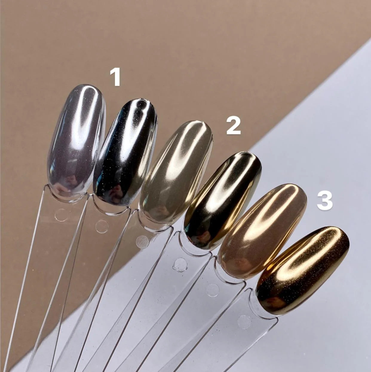 DARK Powder Nail Designe