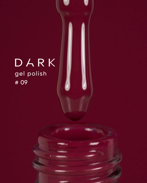 Dark 09 Gel polish (new collection), 10 ml