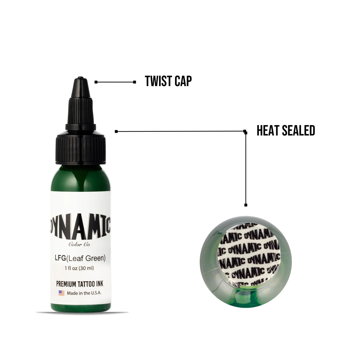 Dynamic Leaf Green Tattoo Ink