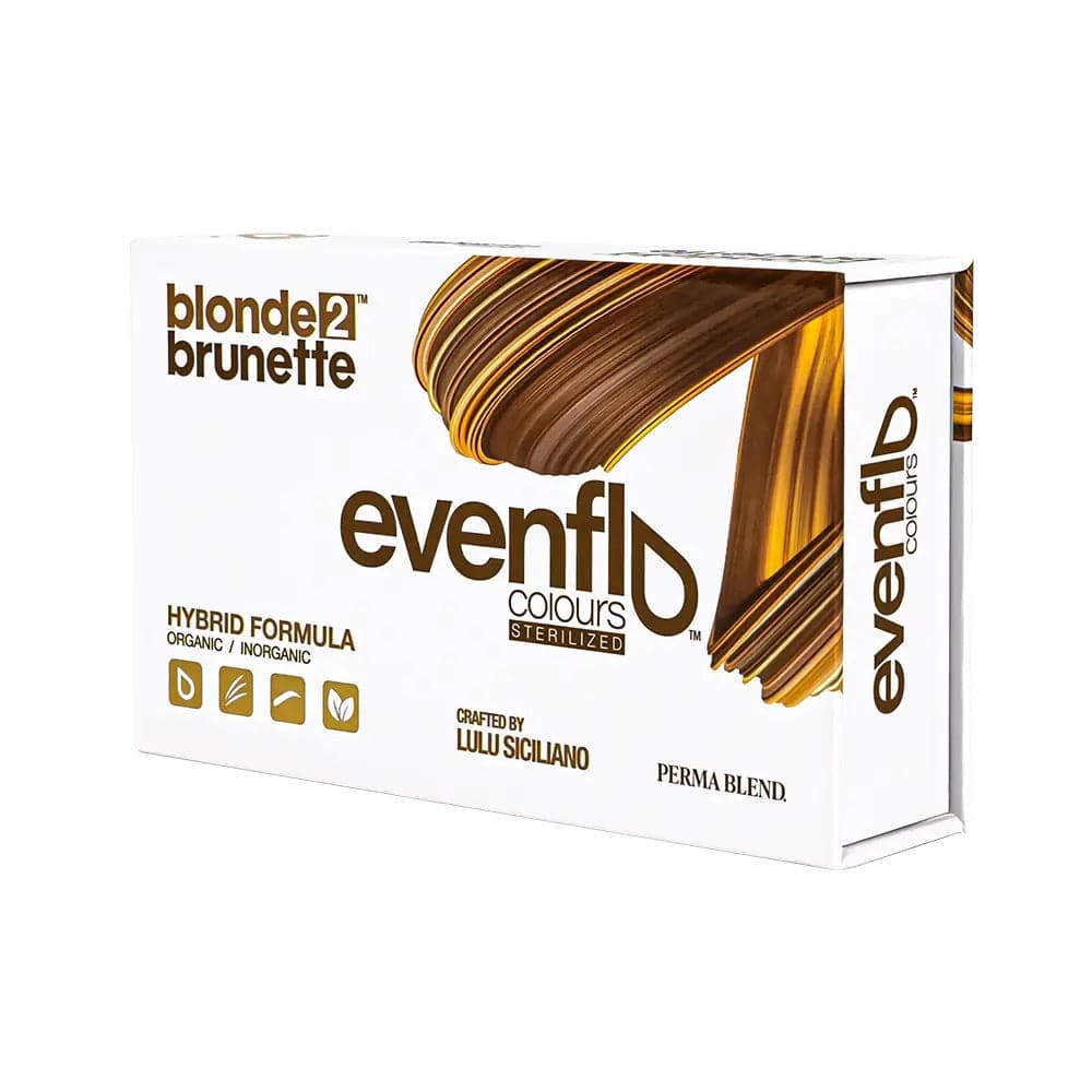 EVENFLO Blonde 2 Brunette Brow Permablend Pigments Set 4- 1/2oz Bottles