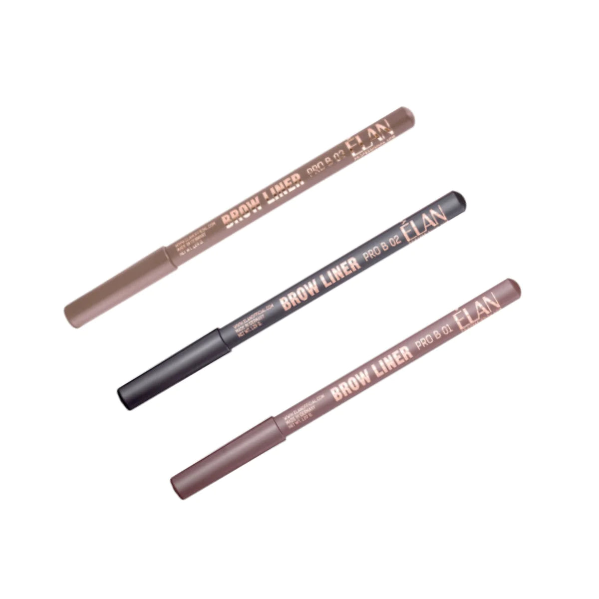 ELAN Powder Eyebrow Pencil Brow Liner Pro B 01 medium brown