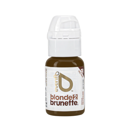 EVENFLO Perma Blend Blonde 2 Brunette Brow Pigments – Dark Blonde 1/2 oz