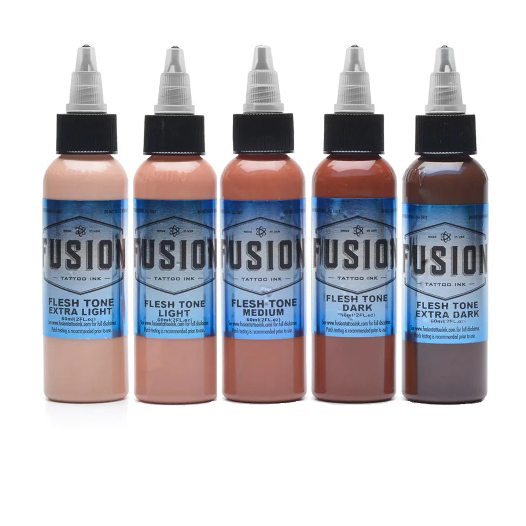 Fusion 5-Colour Flesh Tone Set Tattoo Ink