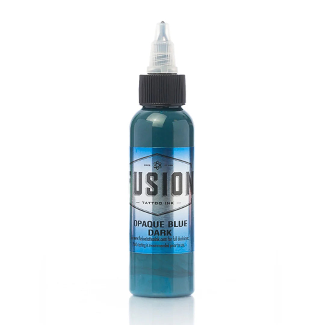 Fusion Opaque Blue Dark Tattoo Ink