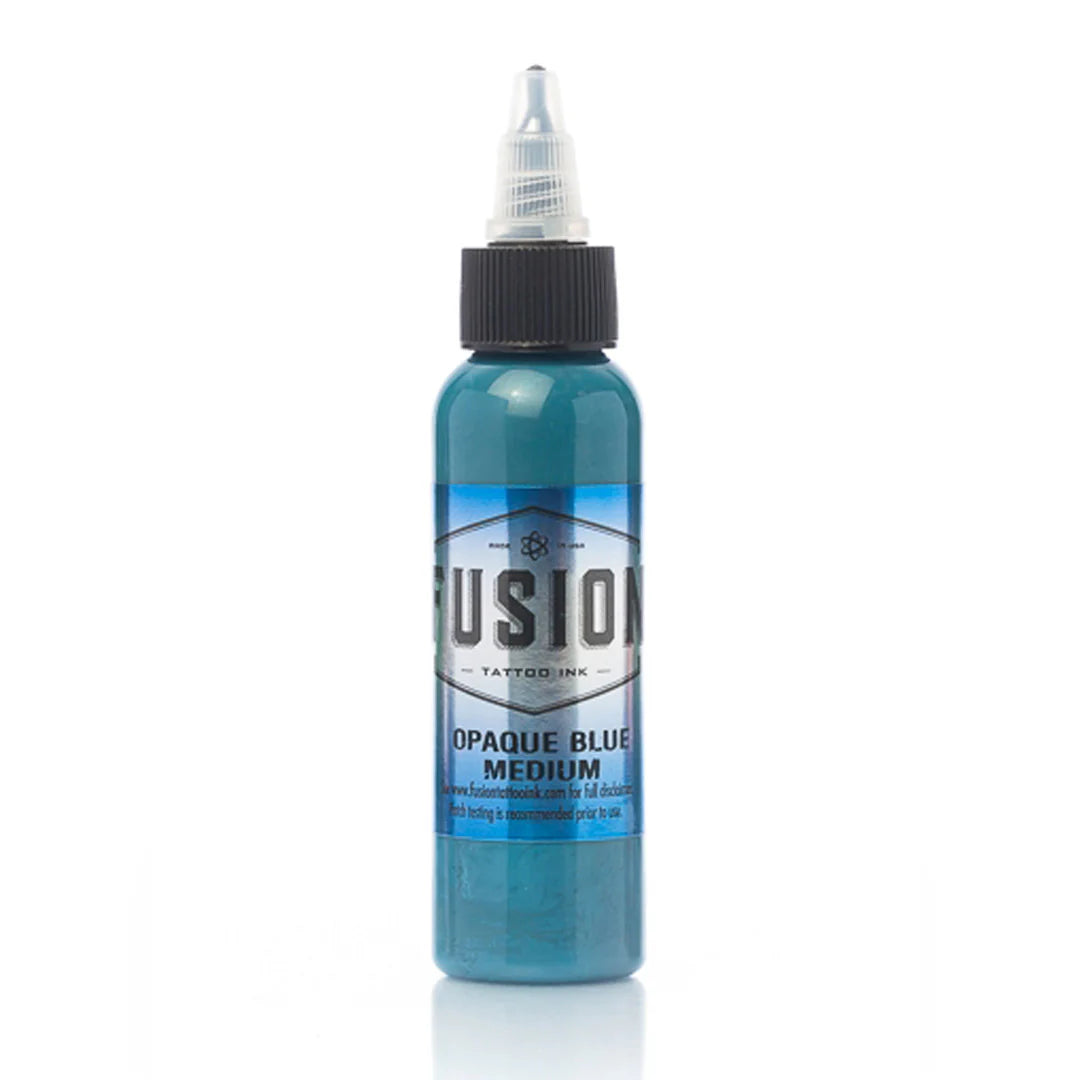 Fusion Opaque Blue Medium Tattoo Ink