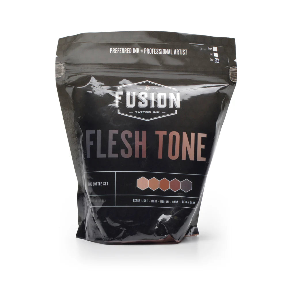 Fusion 5-Colour Flesh Tone Set Tattoo Ink