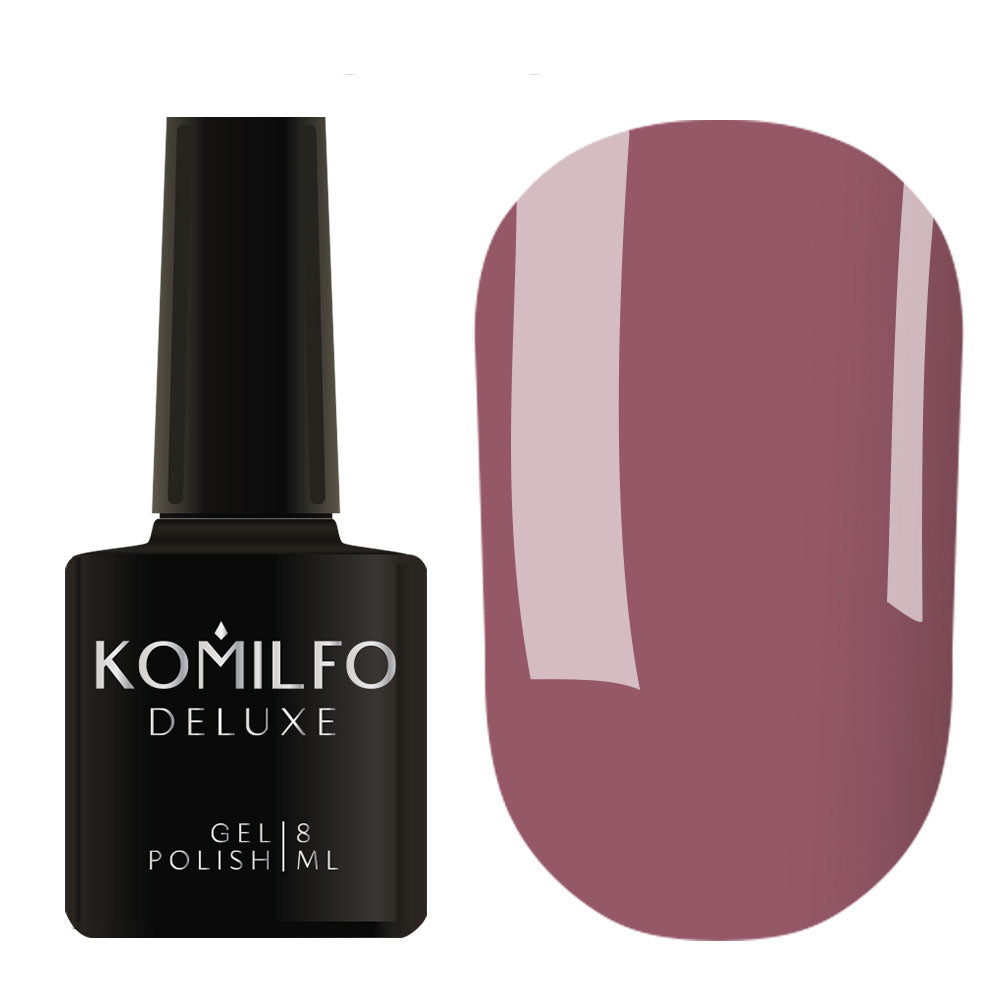 Gel Polish D063 Komilfo Deluxe Cold Bright Marsala, Enamel, 8 ml
