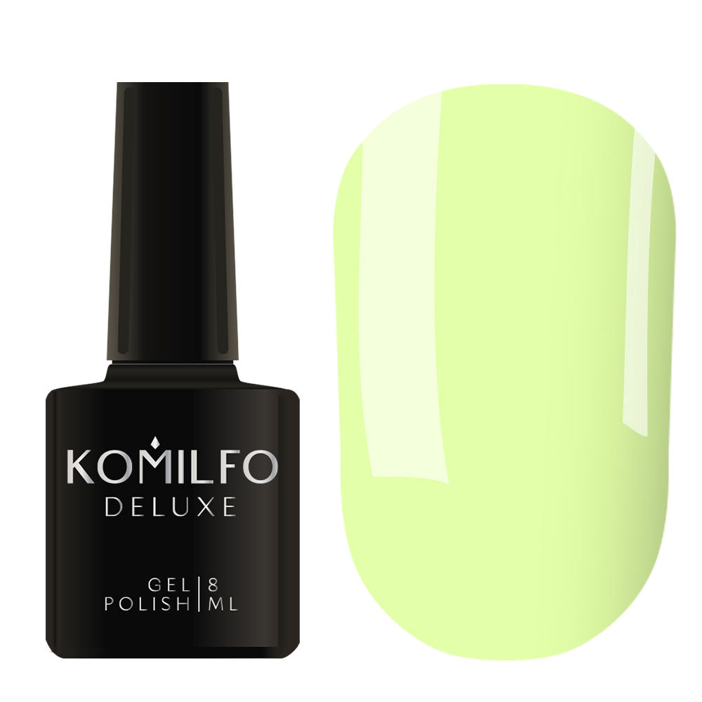 Gel Polish D194 Komilfo Deluxe Pale Yellow, Enamel, 8 ml