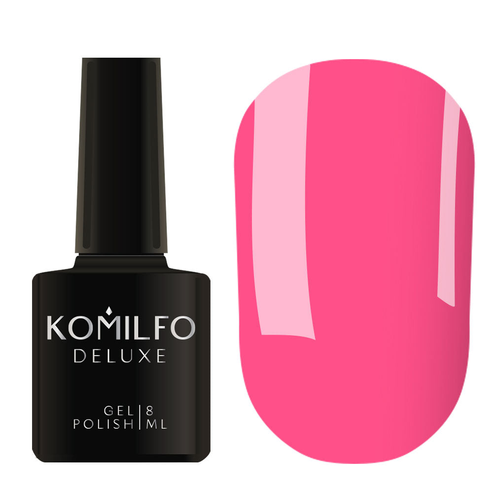 Gel Polish D261 Komilfo Deluxe Bright Pink, Enamel, 8 ml