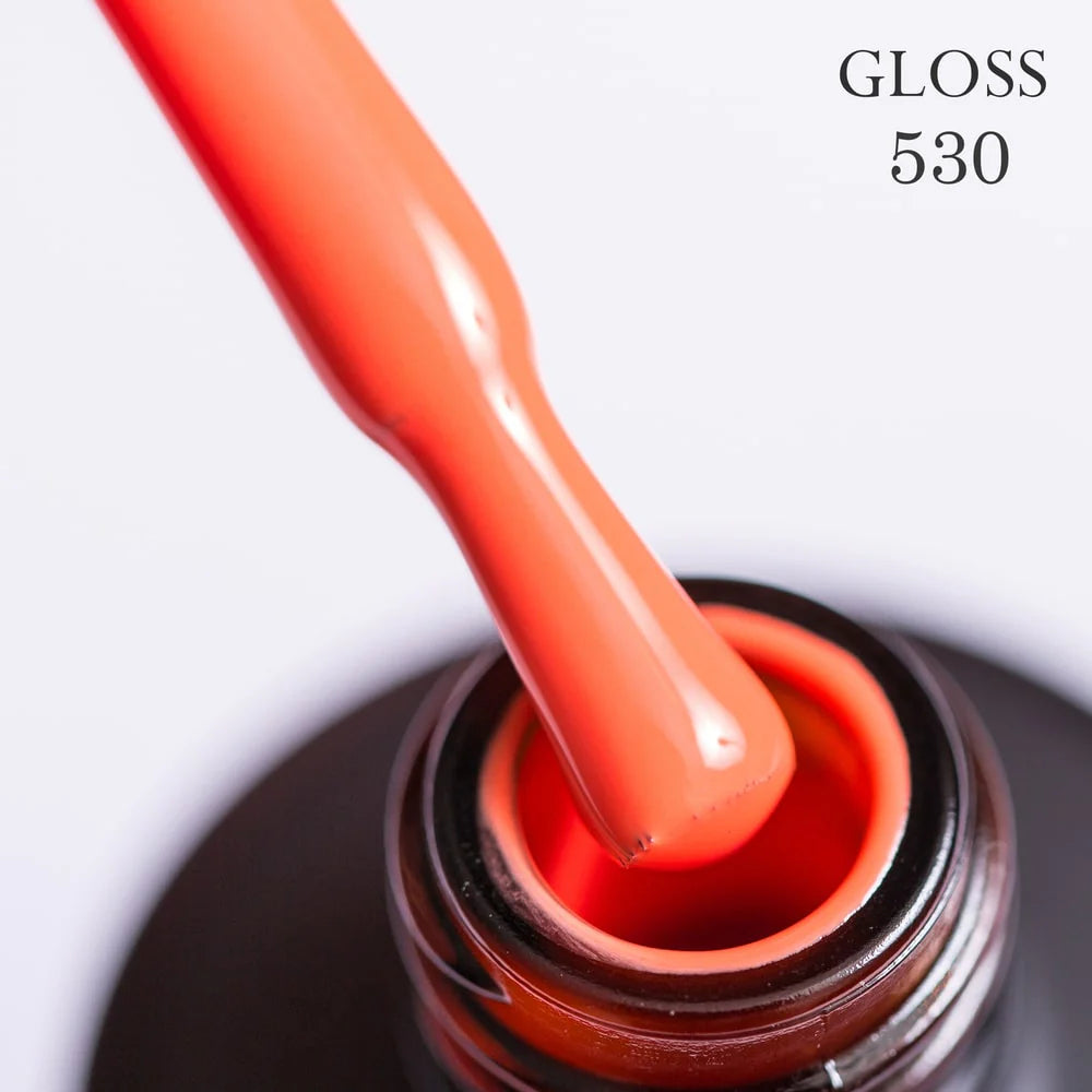 Gel polish 530 GLOSS (tangerine), 11 ml
