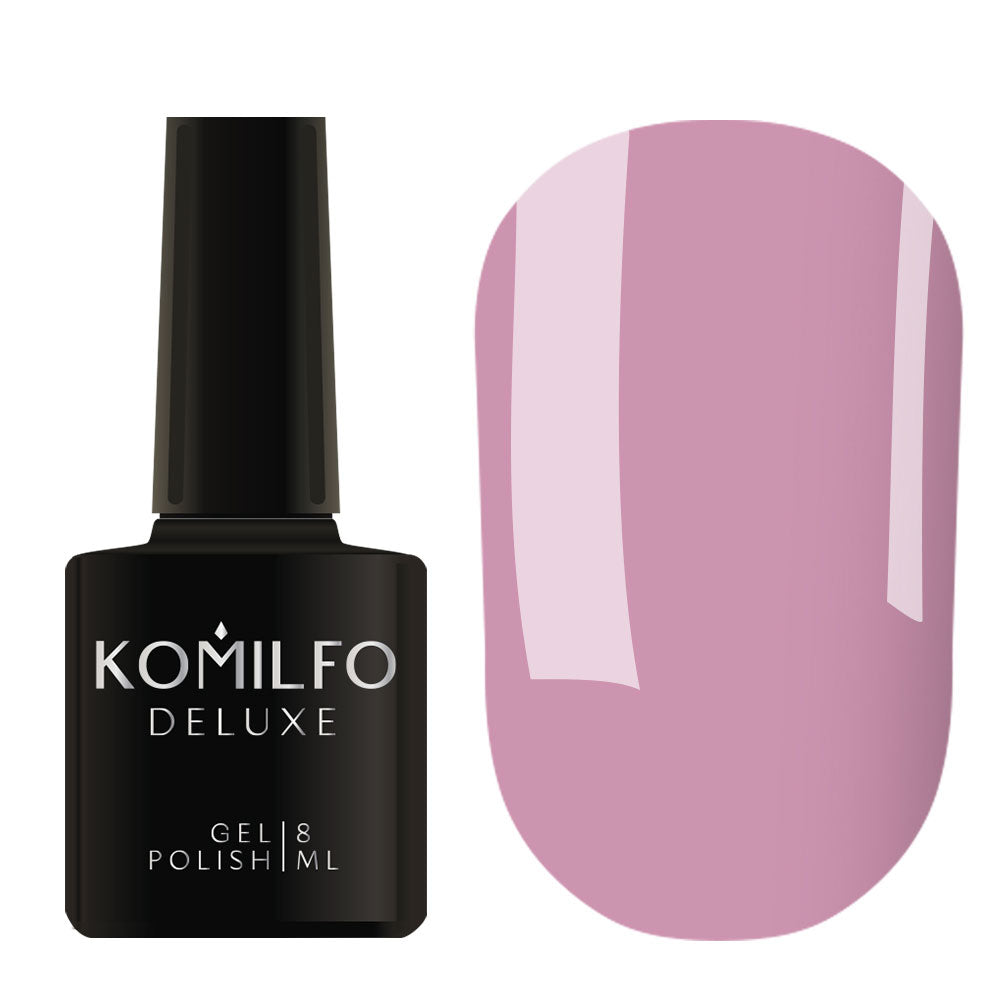 Gel Polish D041 Komilfo Deluxe Series (rich pink-purple, enamel), 8 ml