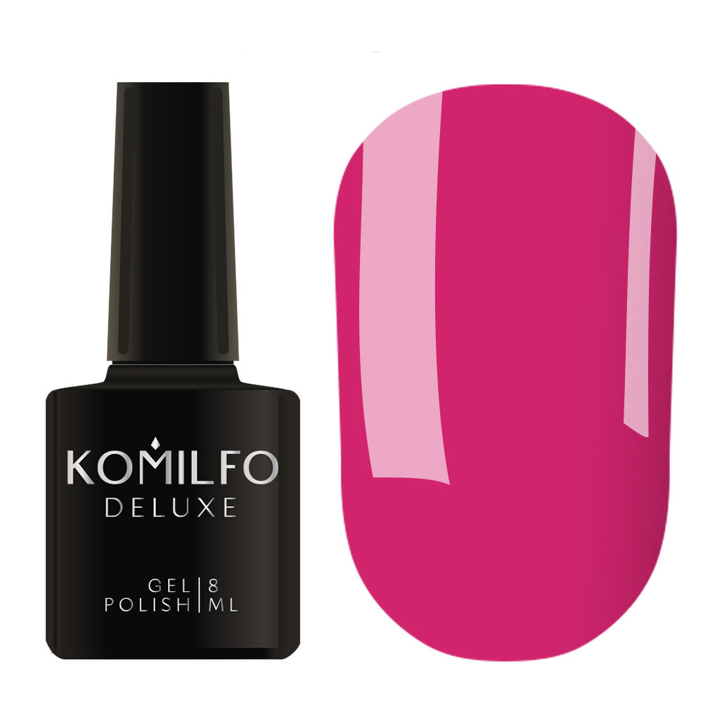 Gel Polish D052 Komilfo Deluxe Series (intense hot pink, enamel), 8 ml