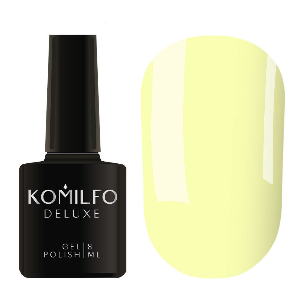 Gel Polish D168 Komilfo Deluxe Series (warm yellow, enamel), 8 ml