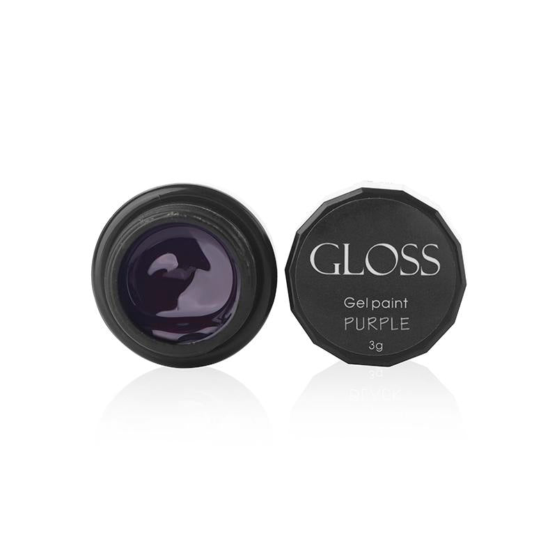 Gel paint GLOSS Purple, 3g