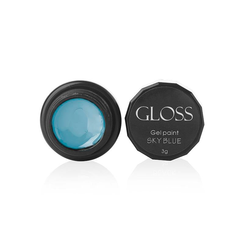Gel paint GLOSS Sky blue, 3g
