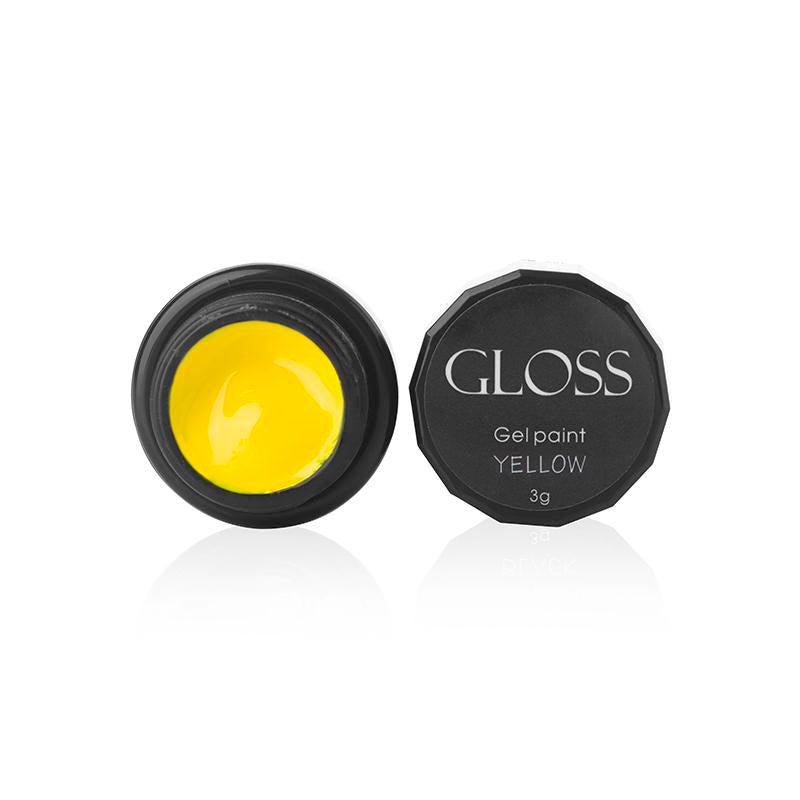 Gel paint GLOSS Yellow, 3g
