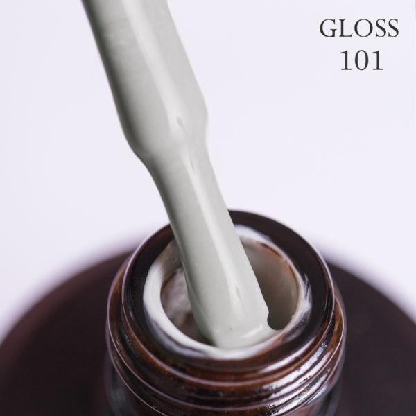 Gel polish 101 GLOSS (light grey), 11 ml