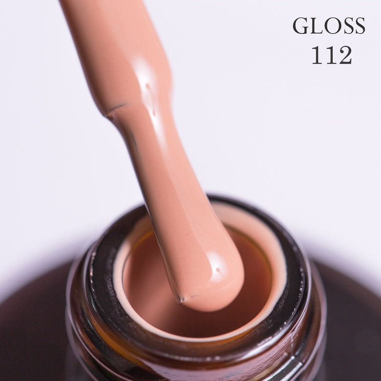 Gel polish 112 GLOSS (milk caramel), 11 ml