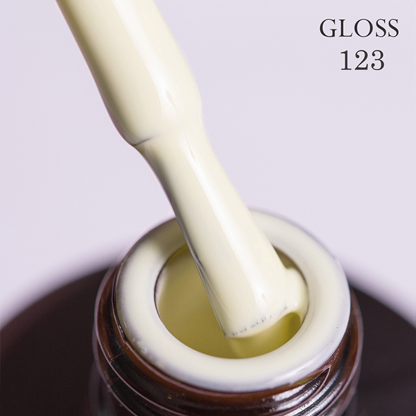 Gel polish 123 GLOSS (ivory), 11 ml