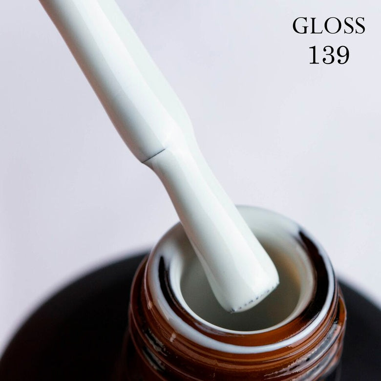 Gel polish 139 GLOSS (gray white), 11 ml