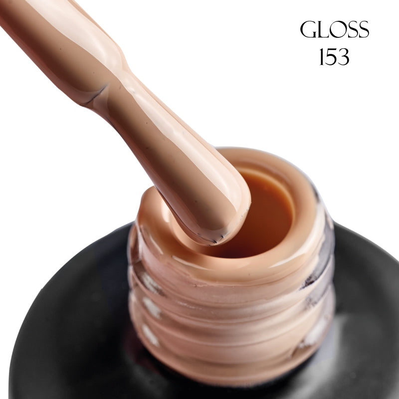 Gel polish 153 GLOSS (warm-beige), 11 ml