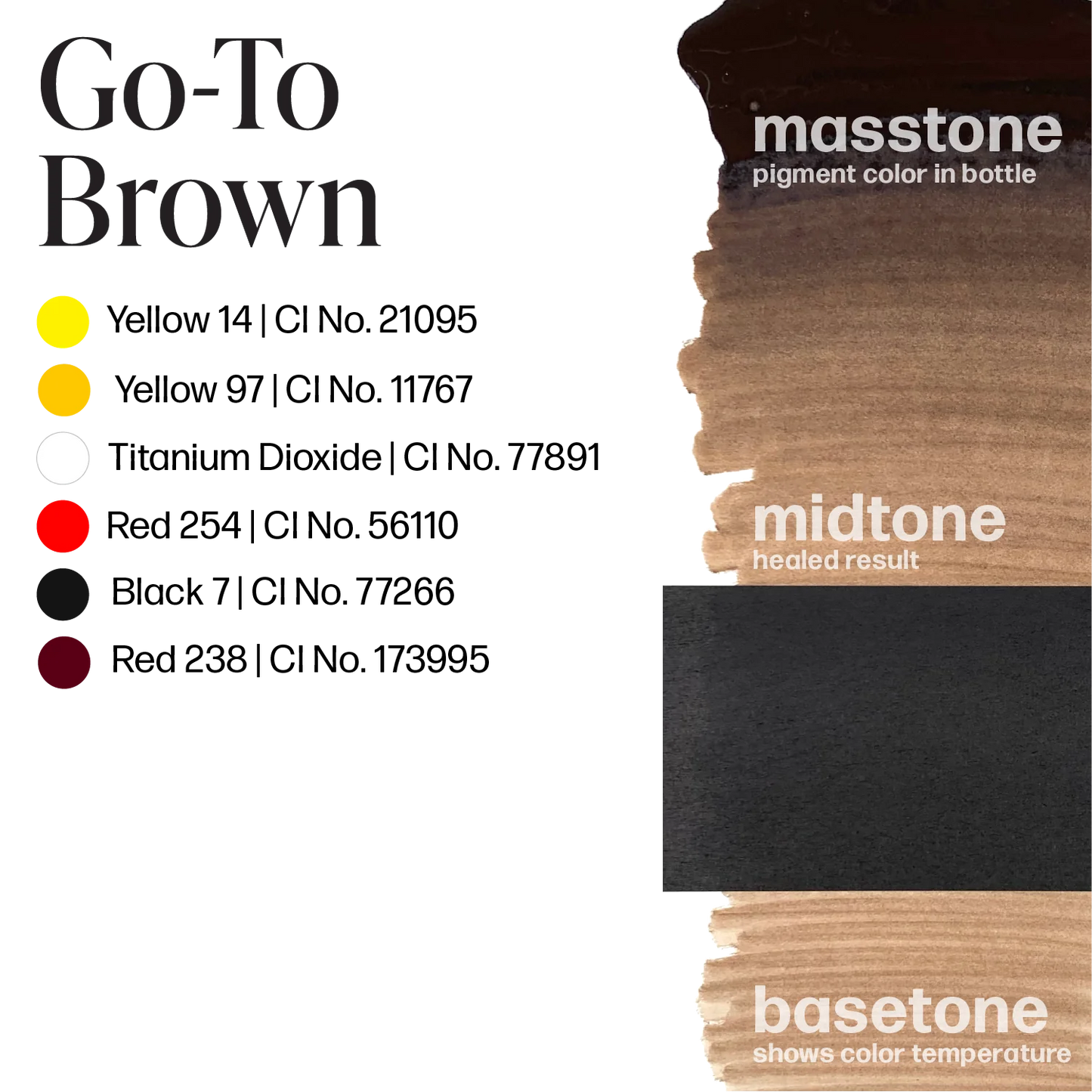 GO TO BROWN — Perma Blend Pigment— 1/2oz Bottle