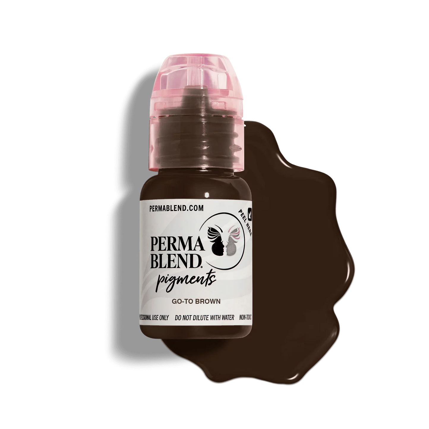 GO TO BROWN — Perma Blend Pigment— 1/2oz Bottle