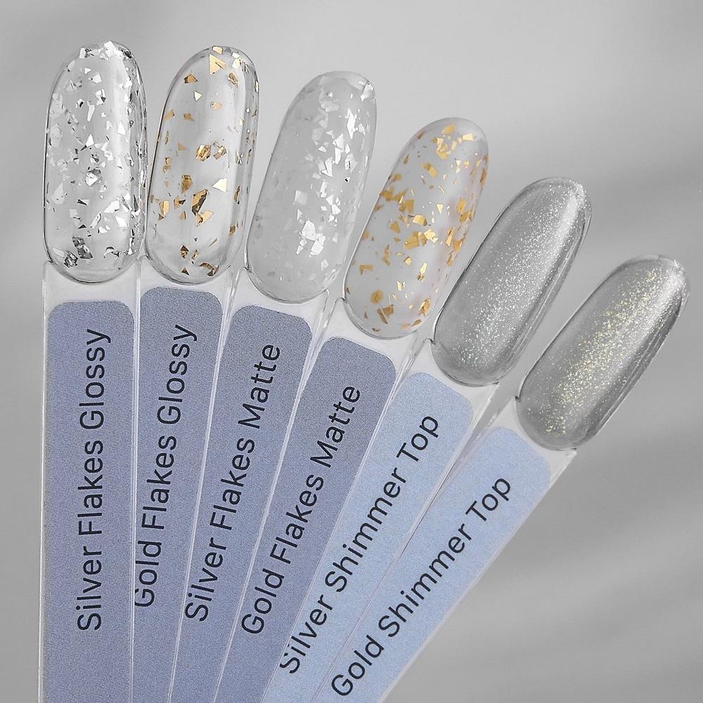HEYLOVE Top Coat "Silver Shimmer", 15ml