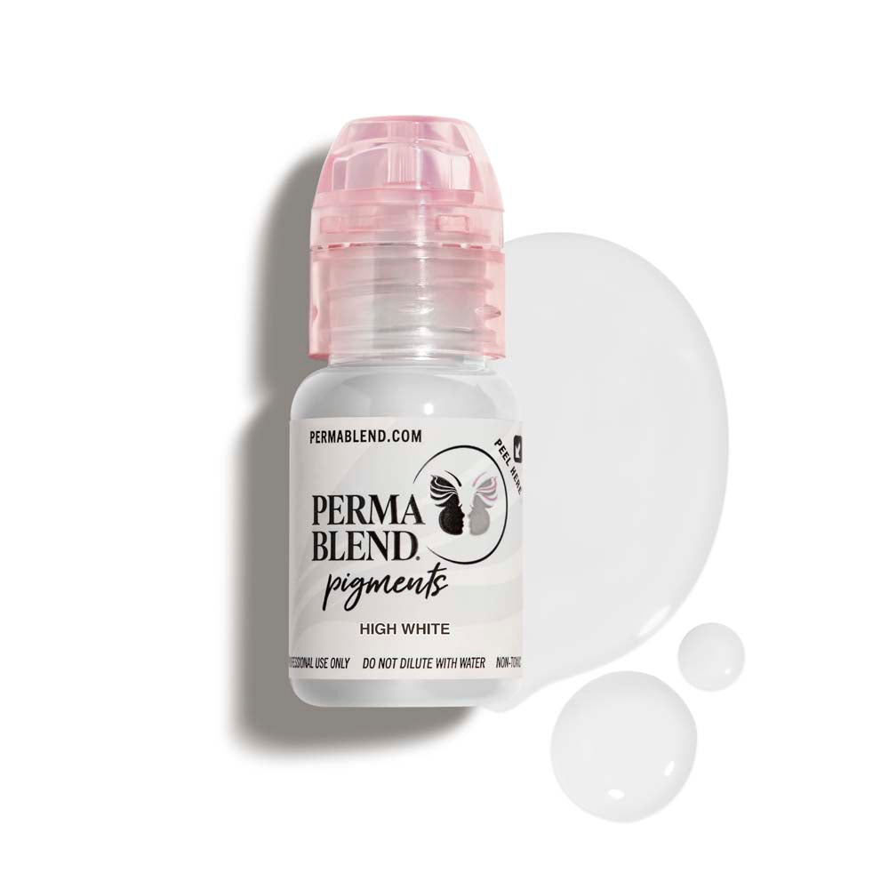 HIGH WHITE Perma Blend Pigment for Areola 1/2oz Bottle