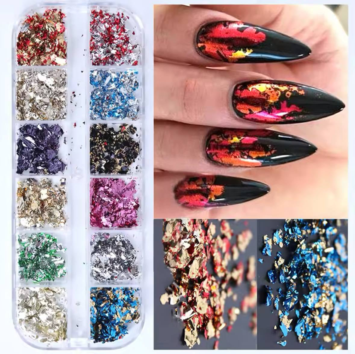 Colorful Small Foil for Nail Designs