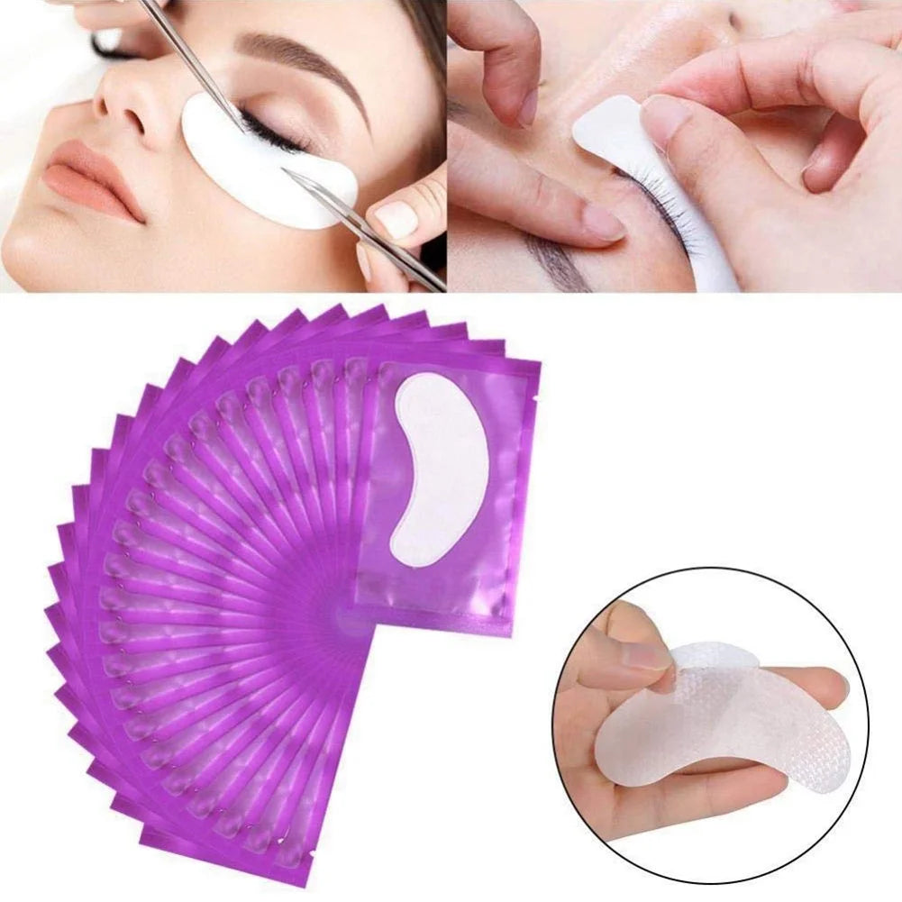 Eye pads for eyelash extensions, 50pcs