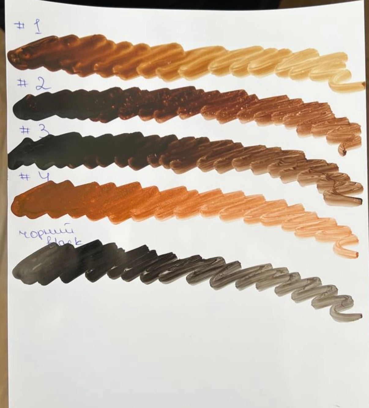 Nude Blush pigments, Mix 3 - Brunette, for permanent makeup 10 ml