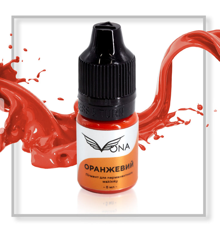 VONA Permanent Makeup Pigment Corrector Mineral Orange, 6ml