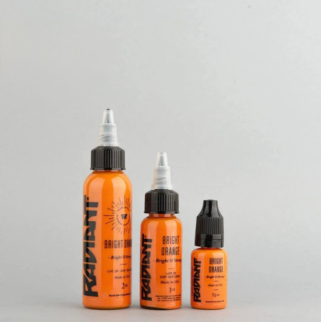 Radiant Bright Orange Tattoo Ink