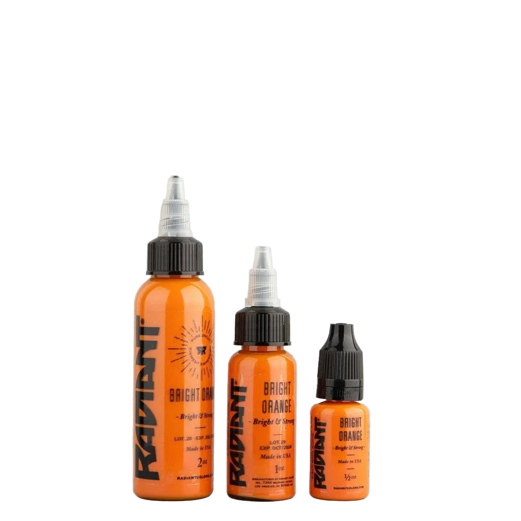 Radiant Bright Orange Tattoo Ink