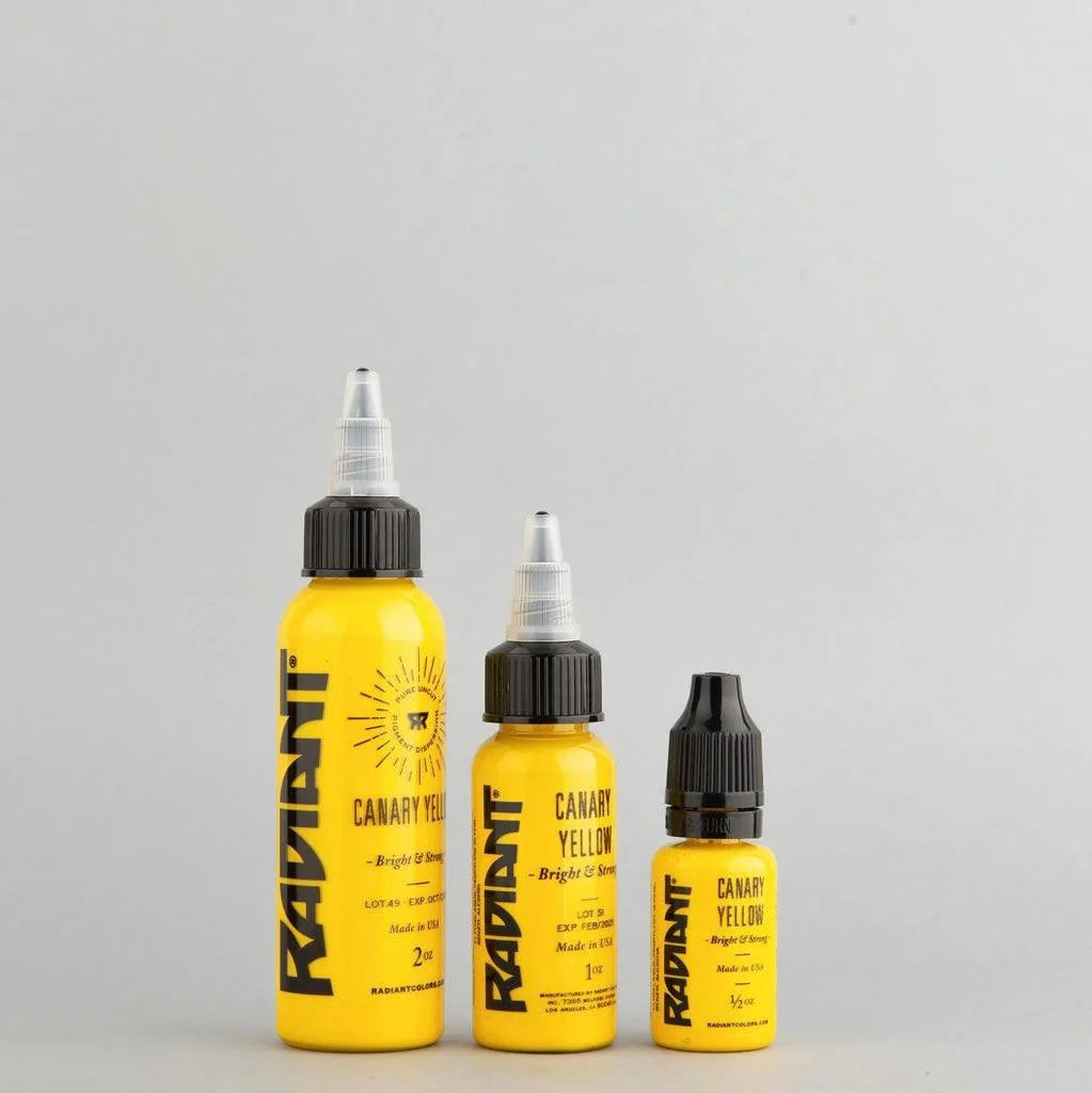 Radiant Canary Yellow Tattoo Ink