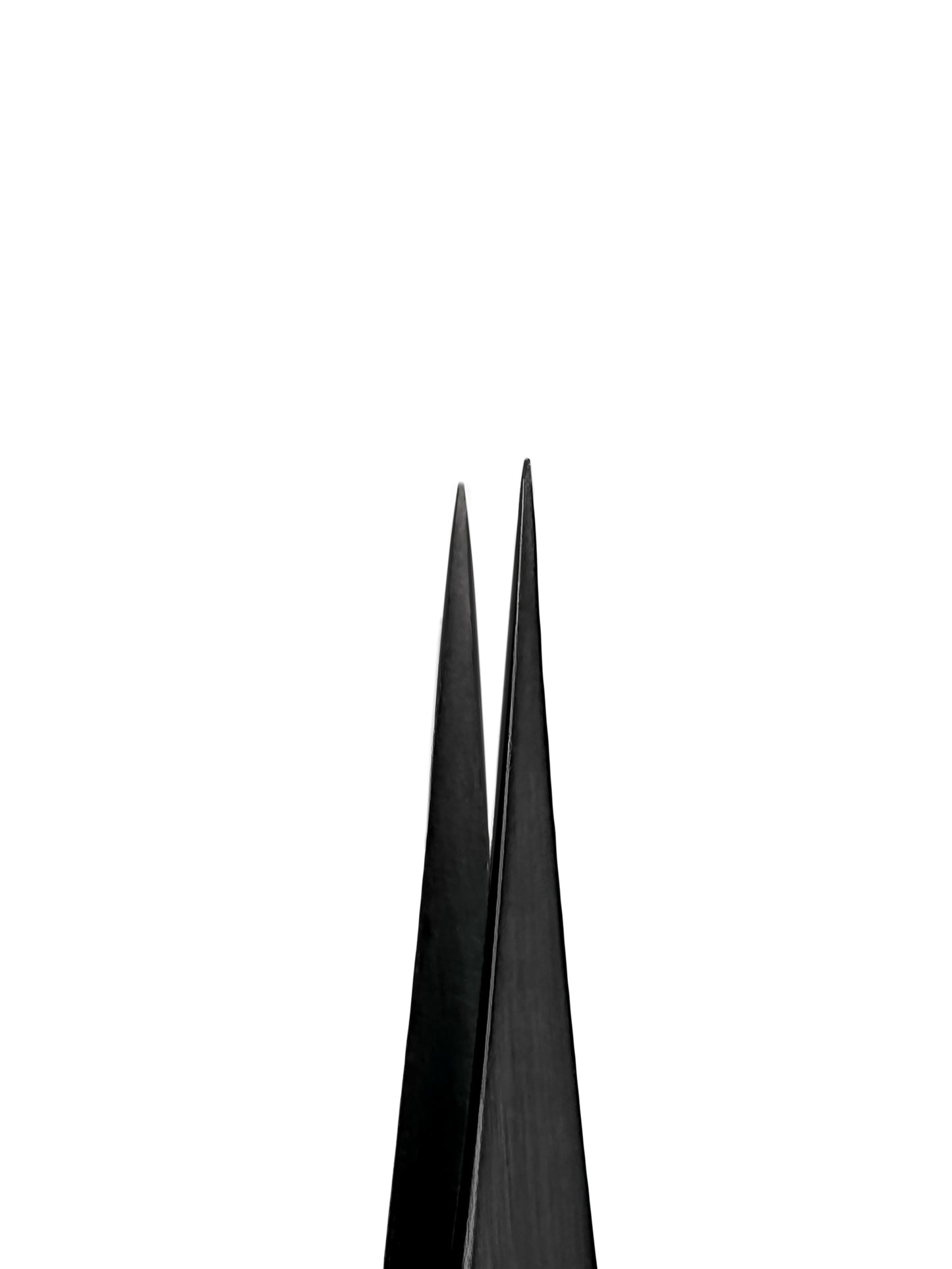 Tweezers for eyelash extensions VILMY (straight) V-14b Black
