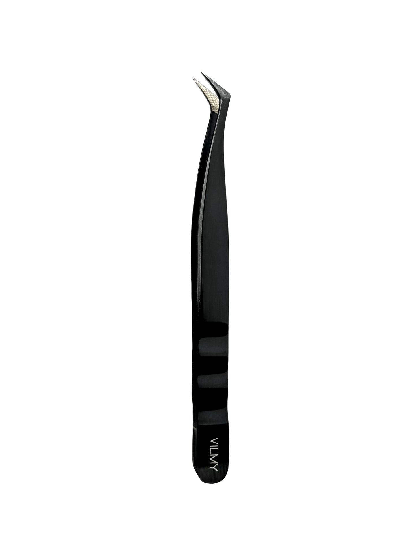 Tweezers for eyelash extensions VILMY (hatchet) T-50b Black