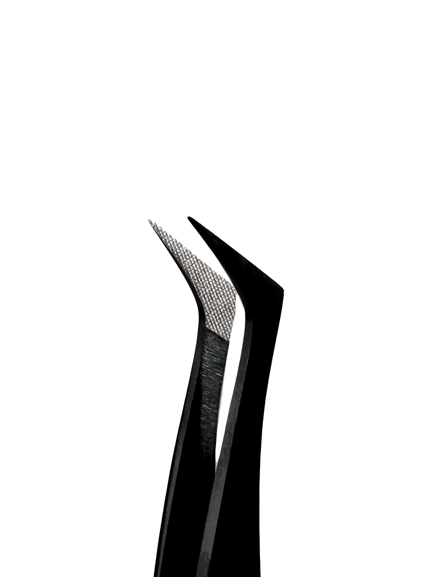 Tweezers for eyelash extensions VILMY (hatchet) T-50b Black