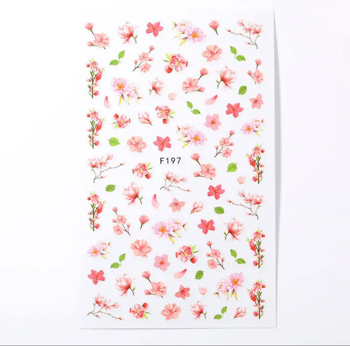 Pop Finger F197 3D Design Nail Sticke