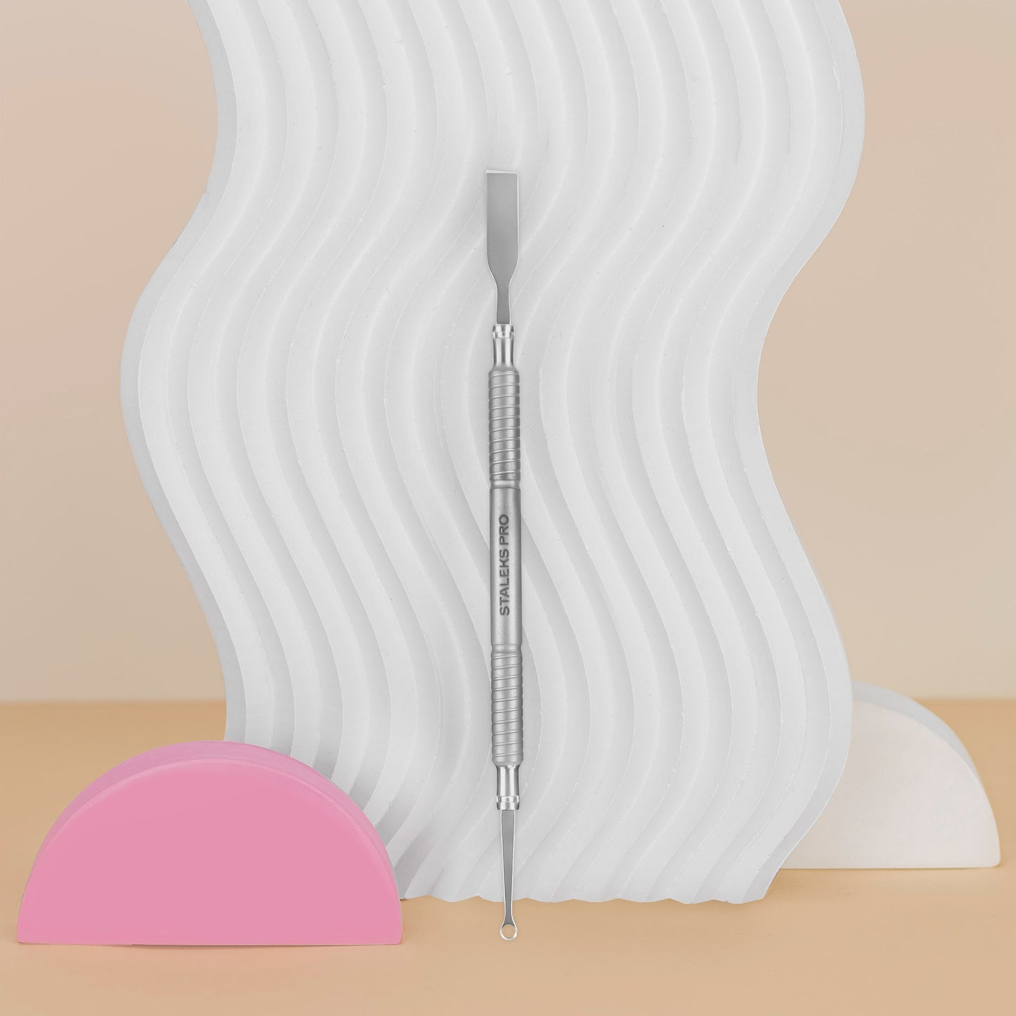 STALEKS Manicure pusher Staleks Pro Smart 80 Type 1 Straight Flat and Loop Pusher (PS-80/1)